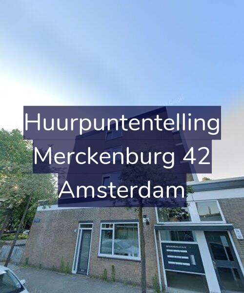 Foto gevel Huurpuntentelling voor Merckenburg 42, Amsterdam