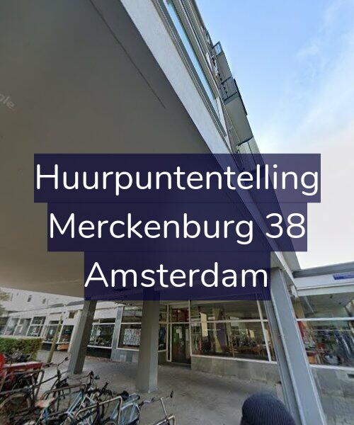 Foto gevel Huurpuntentelling voor Merckenburg 38, Amsterdam