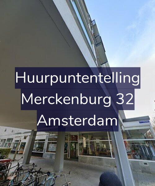 Foto gevel Huurpuntentelling voor Merckenburg 32, Amsterdam