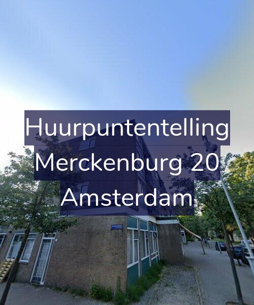 Foto gevel Huurpuntentelling voor Merckenburg 20, Amsterdam