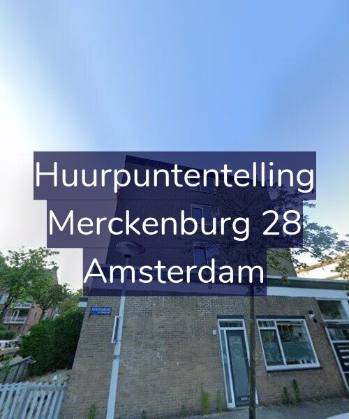 Foto gevel Huurpuntentelling voor Merckenburg 28, Amsterdam