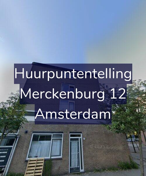 Foto gevel Huurpuntentelling voor Merckenburg 12, Amsterdam