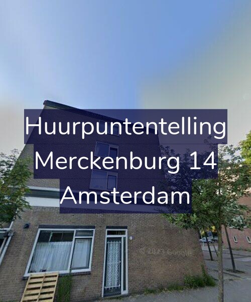 Foto gevel Huurpuntentelling voor Merckenburg 14, Amsterdam