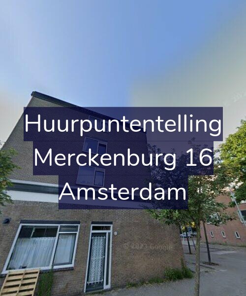 Foto gevel Huurpuntentelling voor Merckenburg 16, Amsterdam