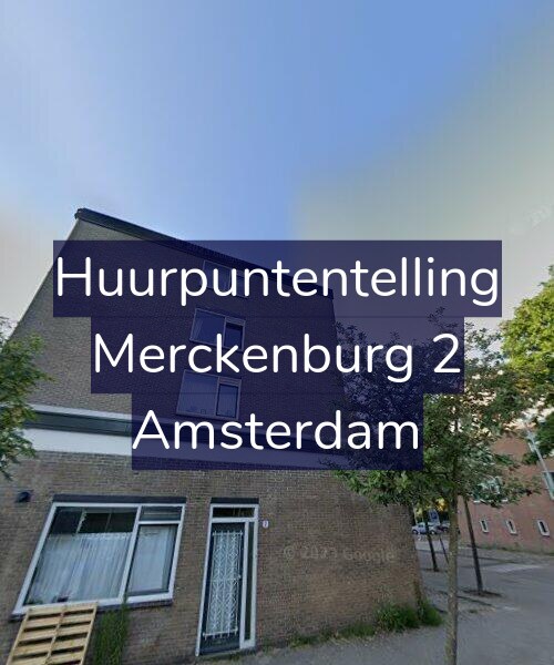 Foto gevel Huurpuntentelling voor Merckenburg 2, Amsterdam
