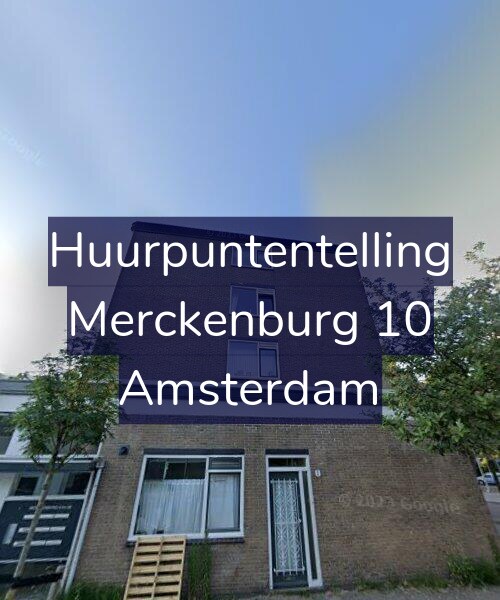 Foto gevel Huurpuntentelling voor Merckenburg 10, Amsterdam