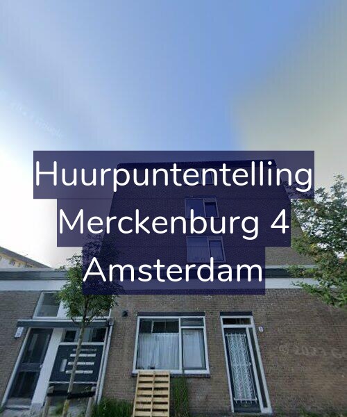 Foto gevel Huurpuntentelling voor Merckenburg 4, Amsterdam
