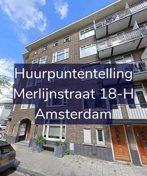 Foto gevel Huurpuntentelling voor Merlijnstraat 18-H, Amsterdam