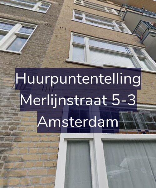 Foto gevel Huurpuntentelling voor Merlijnstraat 5-3, Amsterdam