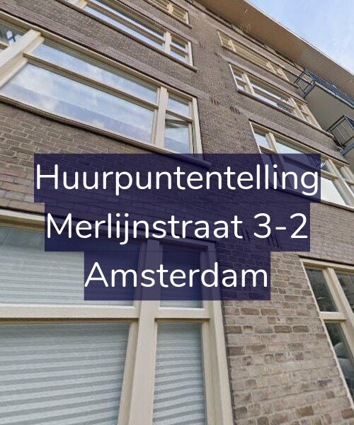 Foto gevel Huurpuntentelling voor Merlijnstraat 3-2, Amsterdam