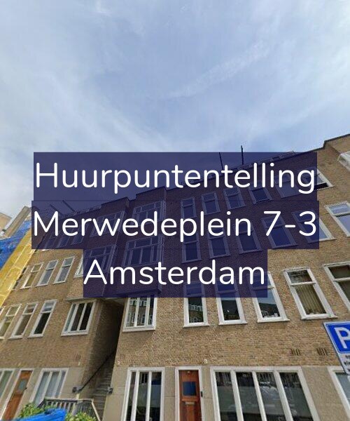 Foto gevel Huurpuntentelling voor Merwedeplein 7-3, Amsterdam