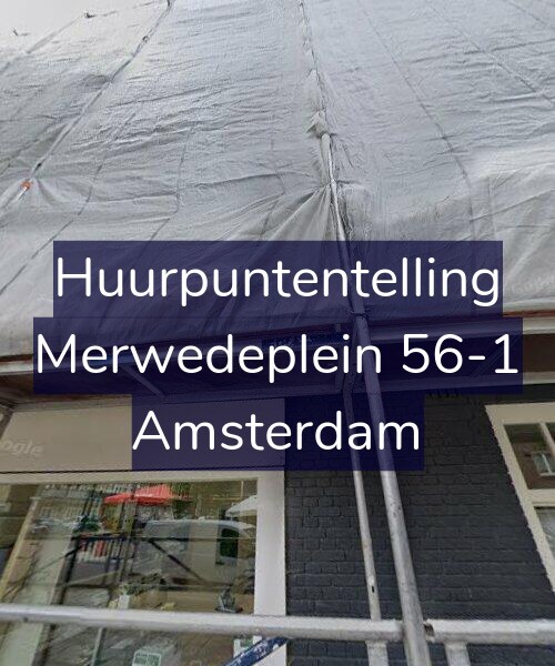 Foto gevel Huurpuntentelling voor Merwedeplein 56-1, Amsterdam