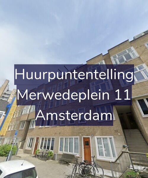 Foto gevel Huurpuntentelling voor Merwedeplein 11, Amsterdam
