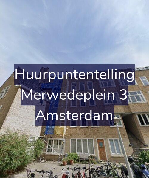 Foto gevel Huurpuntentelling voor Merwedeplein 3, Amsterdam
