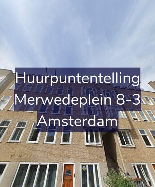 Foto gevel Huurpuntentelling voor Merwedeplein 8-3, Amsterdam