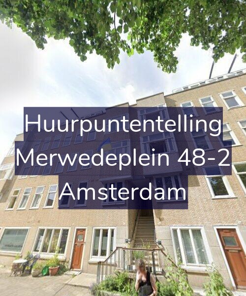 Foto gevel Huurpuntentelling voor Merwedeplein 48-2, Amsterdam