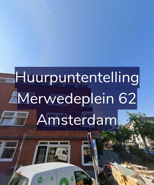 Foto gevel Huurpuntentelling voor Merwedeplein 62, Amsterdam