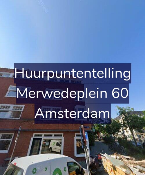 Foto gevel Huurpuntentelling voor Merwedeplein 60, Amsterdam