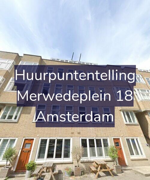 Foto gevel Huurpuntentelling voor Merwedeplein 18, Amsterdam
