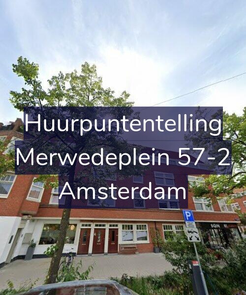 Foto gevel Huurpuntentelling voor Merwedeplein 57-2, Amsterdam