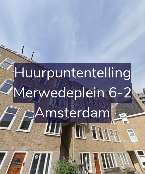 Foto gevel Huurpuntentelling voor Merwedeplein 6-2, Amsterdam