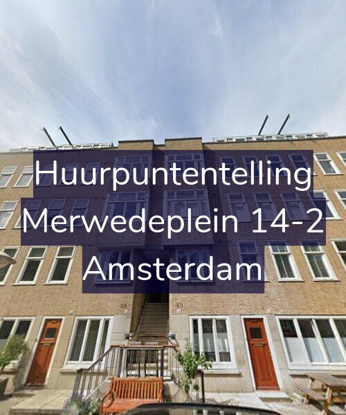 Foto gevel Huurpuntentelling voor Merwedeplein 14-2, Amsterdam