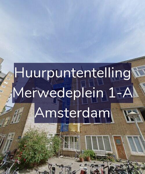 Foto gevel Huurpuntentelling voor Merwedeplein 1-A, Amsterdam