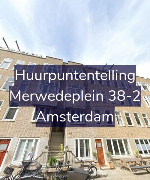 Foto gevel Huurpuntentelling voor Merwedeplein 38-2, Amsterdam
