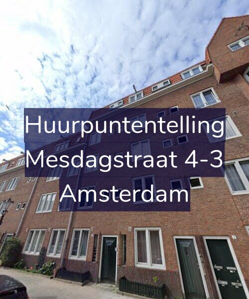 Foto gevel Huurpuntentelling voor Mesdagstraat 4-3, Amsterdam