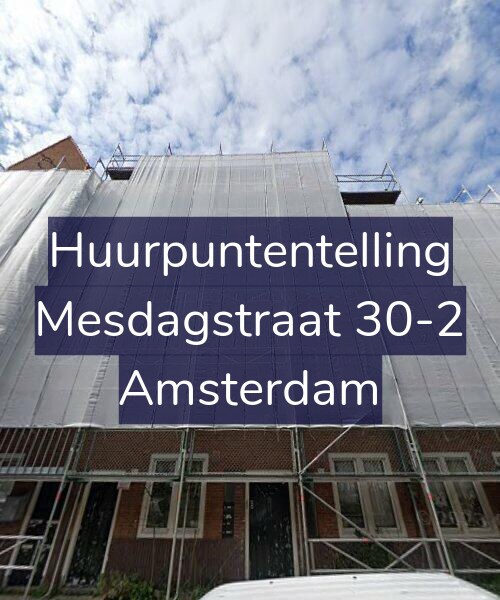 Foto gevel Huurpuntentelling voor Mesdagstraat 30-2, Amsterdam