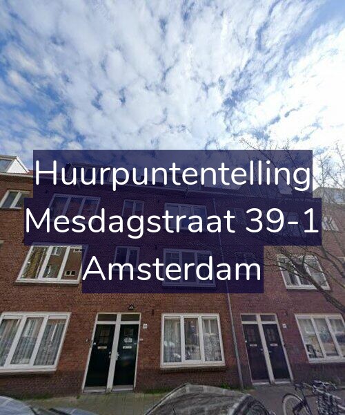 Foto gevel Huurpuntentelling voor Mesdagstraat 39-1, Amsterdam