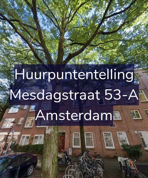 Foto gevel Huurpuntentelling voor Mesdagstraat 53-A, Amsterdam