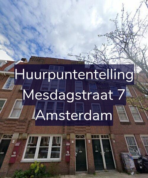 Foto gevel Huurpuntentelling voor Mesdagstraat 7, Amsterdam