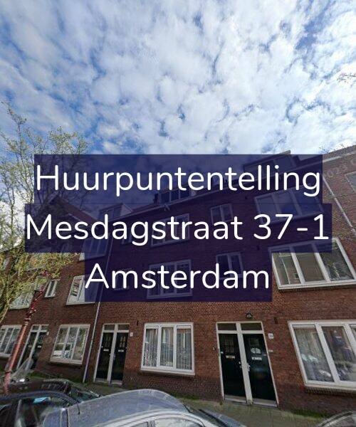 Foto gevel Huurpuntentelling voor Mesdagstraat 37-1, Amsterdam