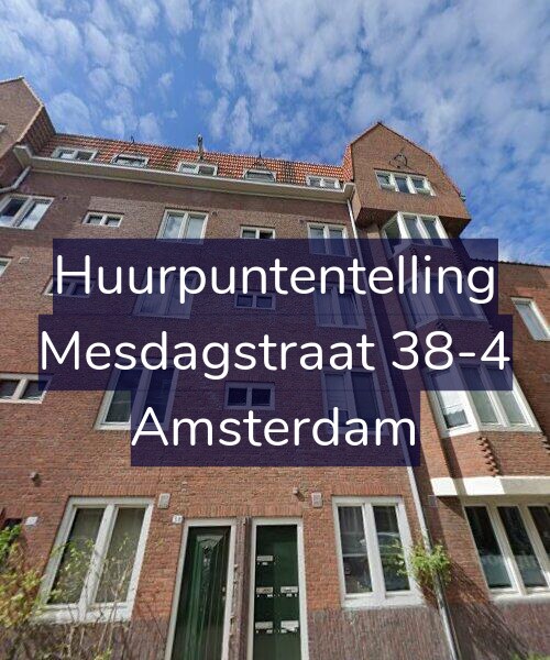 Foto gevel Huurpuntentelling voor Mesdagstraat 38-4, Amsterdam