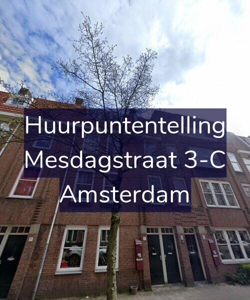 Foto gevel Huurpuntentelling voor Mesdagstraat 3-C, Amsterdam
