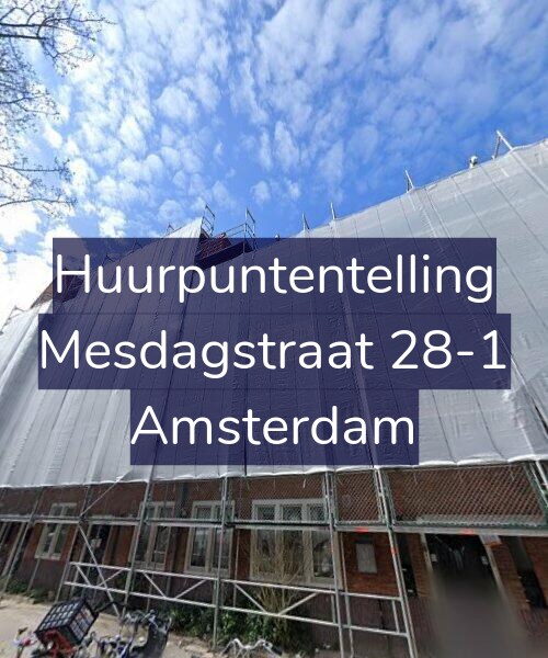 Foto gevel Huurpuntentelling voor Mesdagstraat 28-1, Amsterdam