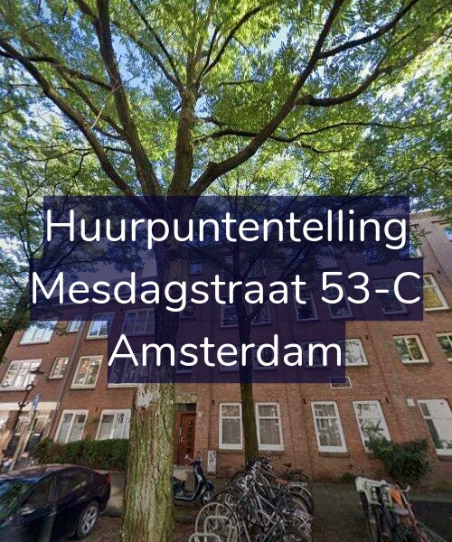 Foto gevel Huurpuntentelling voor Mesdagstraat 53-C, Amsterdam