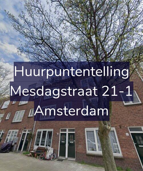 Foto gevel Huurpuntentelling voor Mesdagstraat 21-1, Amsterdam