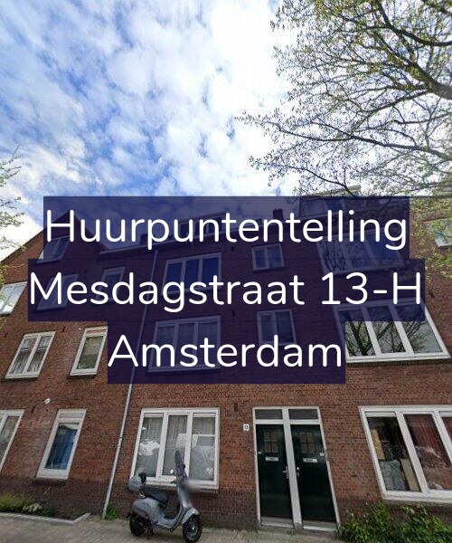 Foto gevel Huurpuntentelling voor Mesdagstraat 13-H, Amsterdam