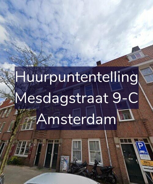 Foto gevel Huurpuntentelling voor Mesdagstraat 9-C, Amsterdam
