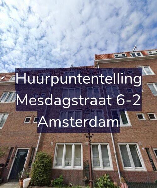 Foto gevel Huurpuntentelling voor Mesdagstraat 6-2, Amsterdam