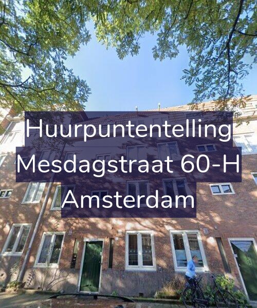 Foto gevel Huurpuntentelling voor Mesdagstraat 60-H, Amsterdam