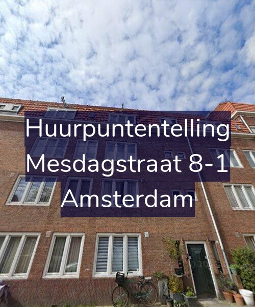Foto gevel Huurpuntentelling voor Mesdagstraat 8-1, Amsterdam