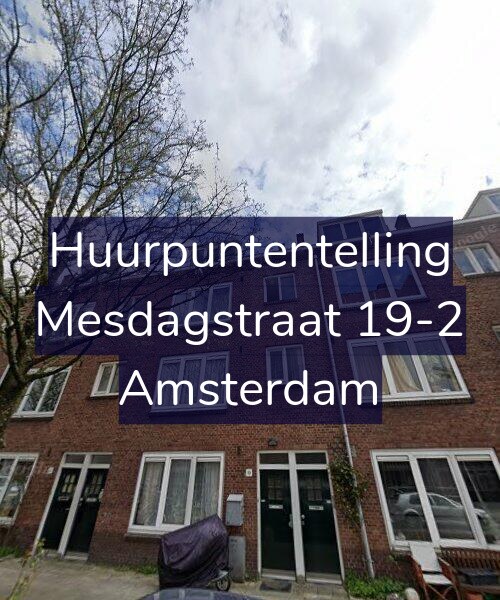 Foto gevel Huurpuntentelling voor Mesdagstraat 19-2, Amsterdam