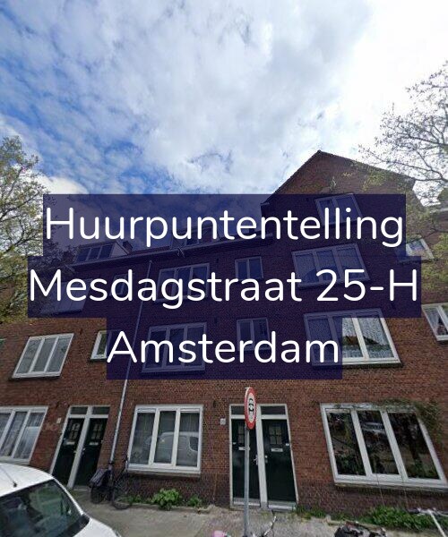 Foto gevel Huurpuntentelling voor Mesdagstraat 25-H, Amsterdam