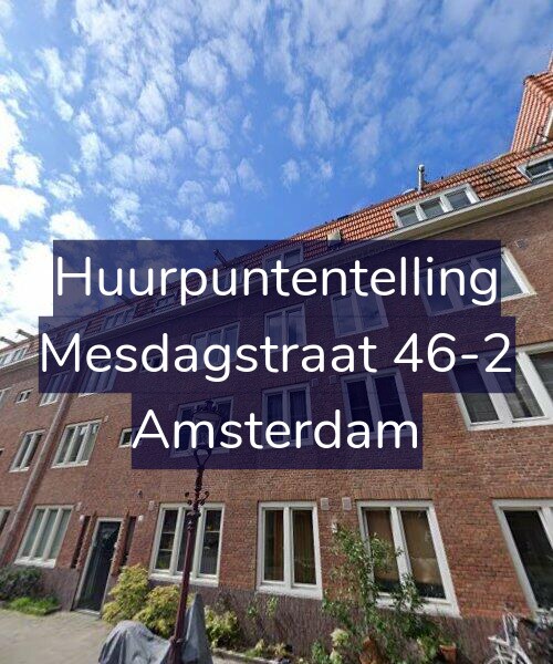 Foto gevel Huurpuntentelling voor Mesdagstraat 46-2, Amsterdam