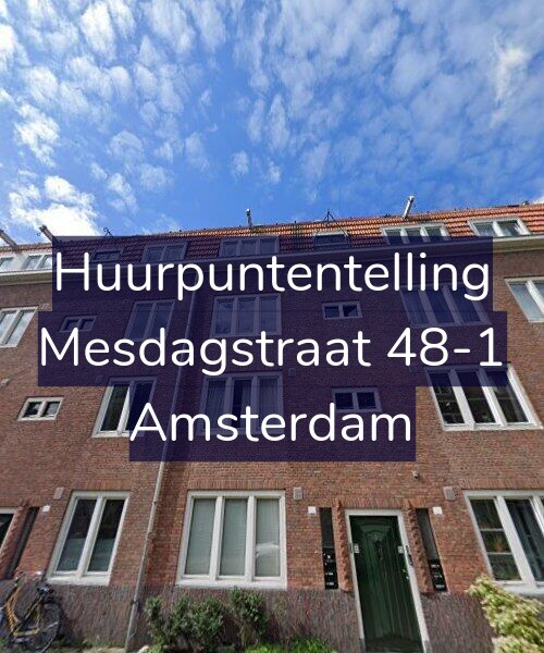 Foto gevel Huurpuntentelling voor Mesdagstraat 48-1, Amsterdam