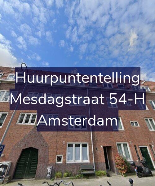 Foto gevel Huurpuntentelling voor Mesdagstraat 54-H, Amsterdam