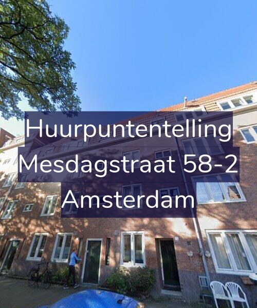 Foto gevel Huurpuntentelling voor Mesdagstraat 58-2, Amsterdam